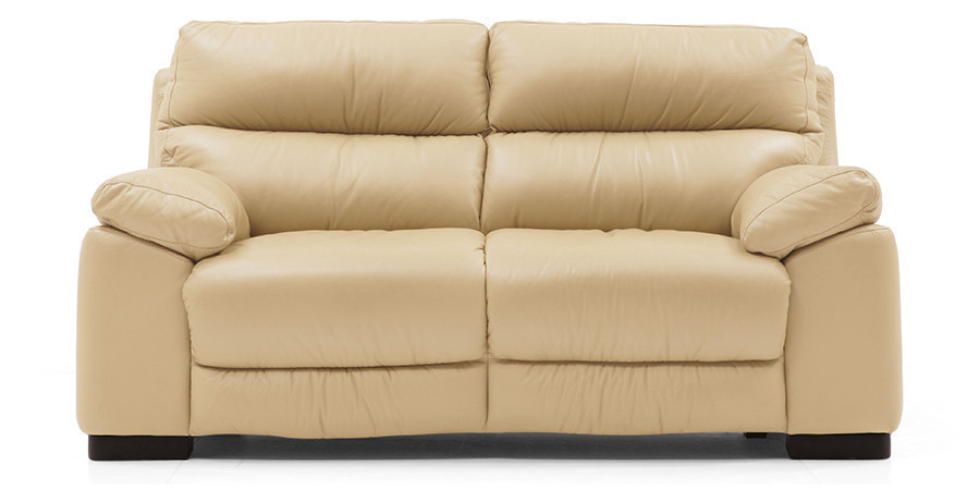 Thunder Leather Sofa (Cream)